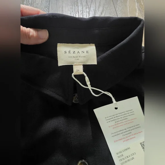 NWT Sezane Gemini Dress - Picture 5 of 8